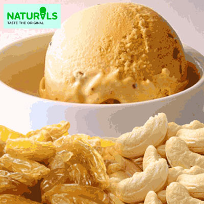"KAJU KISMISS Ice Cream (500gms) - Naturals - Click here to View more details about this Product